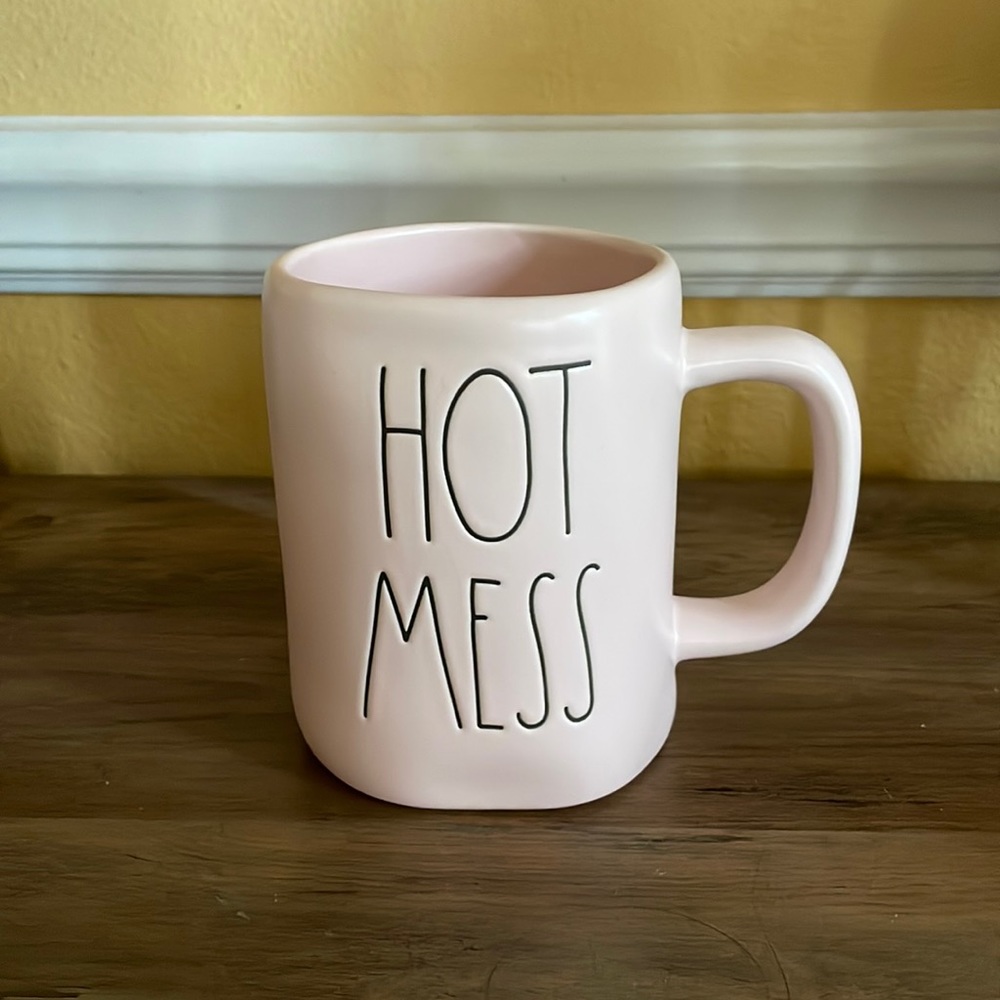 Rae Dunn Pink 'Hot Mess' Mug